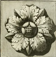 An illustration from Manuale di varj ornamenti tratti dalle fabbriche, e frammenti antichi : per uso, e commodo de' pittori, scultori, architetti, scarpellini, stuccatori, intagliatori di pietre, e legni, argentieri, giojellieri, ricamatori, ebanisti & c. (1781)