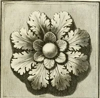 Picture 35 of 57 from Manuale di varj ornamenti tratti dalle fabbriche, e frammenti antichi : per uso, e commodo de' pittori, scultori, architetti, scarpellini, stuccatori, intagliatori di pietre, e legni, argentieri, giojellieri, ricamatori, ebanisti & c. (1781), leaf 70