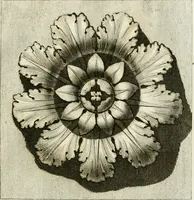 An illustration from Manuale di varj ornamenti tratti dalle fabbriche, e frammenti antichi : per uso, e commodo de' pittori, scultori, architetti, scarpellini, stuccatori, intagliatori di pietre, e legni, argentieri, giojellieri, ricamatori, ebanisti & c. (1781)