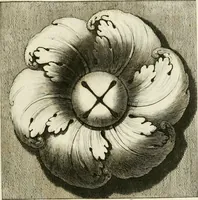 An illustration from Manuale di varj ornamenti tratti dalle fabbriche, e frammenti antichi : per uso, e commodo de' pittori, scultori, architetti, scarpellini, stuccatori, intagliatori di pietre, e legni, argentieri, giojellieri, ricamatori, ebanisti & c. (1781)