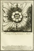 An illustration from Manuale di varj ornamenti tratti dalle fabbriche, e frammenti antichi : per uso, e commodo de' pittori, scultori, architetti, scarpellini, stuccatori, intagliatori di pietre, e legni, argentieri, giojellieri, ricamatori, ebanisti & c. (1781)