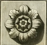Picture 46 of 57 from Manuale di varj ornamenti tratti dalle fabbriche, e frammenti antichi : per uso, e commodo de' pittori, scultori, architetti, scarpellini, stuccatori, intagliatori di pietre, e legni, argentieri, giojellieri, ricamatori, ebanisti & c. (1781), leaf 90