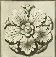 An illustration from Manuale di varj ornamenti tratti dalle fabbriche, e frammenti antichi : per uso, e commodo de' pittori, scultori, architetti, scarpellini, stuccatori, intagliatori di pietre, e legni, argentieri, giojellieri, ricamatori, ebanisti & c. (1781)