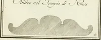 An illustration from Manuale di varj ornamenti tratti dalle fabbriche, e frammenti antichi : per uso, e commodo de' pittori, scultori, architetti, scarpellini, stuccatori, intagliatori di pietre, e legni, argentieri, giojellieri, ricamatori, ebanisti & c. (1781)