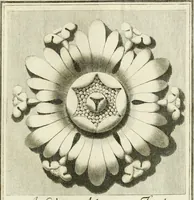 An illustration from Manuale di varj ornamenti tratti dalle fabbriche, e frammenti antichi : per uso, e commodo de' pittori, scultori, architetti, scarpellini, stuccatori, intagliatori di pietre, e legni, argentieri, giojellieri, ricamatori, ebanisti & c. (1781)