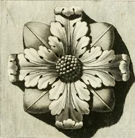 An illustration from Manuale di varj ornamenti tratti dalle fabbriche, e frammenti antichi : per uso, e commodo de' pittori, scultori, architetti, scarpellini, stuccatori, intagliatori di pietre, e legni, argentieri, giojellieri, ricamatori, ebanisti & c. (1781)