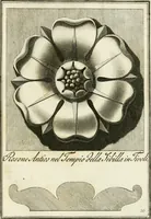 An illustration from Manuale di varj ornamenti tratti dalle fabbriche, e frammenti antichi : per uso, e commodo de' pittori, scultori, architetti, scarpellini, stuccatori, intagliatori di pietre, e legni, argentieri, giojellieri, ricamatori, ebanisti & c. (1781)