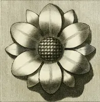 An illustration from Manuale di varj ornamenti tratti dalle fabbriche, e frammenti antichi : per uso, e commodo de' pittori, scultori, architetti, scarpellini, stuccatori, intagliatori di pietre, e legni, argentieri, giojellieri, ricamatori, ebanisti & c. (1781)
