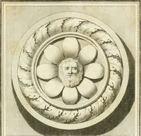 Picture 46 of 58 from Manuale di varj ornamenti tratti dalle fabbriche, e frammenti antichi : per uso, e commodo de' pittori, scultori, architetti, scarpellini, stuccatori, intagliatori di pietre, e legni, argentieri, giojellieri, ricamatori, ebanisti & c. (1781), leaf 82