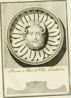 Picture 48 of 58 from Manuale di varj ornamenti tratti dalle fabbriche, e frammenti antichi : per uso, e commodo de' pittori, scultori, architetti, scarpellini, stuccatori, intagliatori di pietre, e legni, argentieri, giojellieri, ricamatori, ebanisti & c. (1781), leaf 86