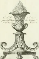 Picture 53 of 74 from Manuale di varj ornamenti tratti dalle fabbriche, e frammenti antichi : per uso, e commodo de' pittori, scultori, architetti, scarpellini, stuccatori, intagliatori di pietre, e legni, argentieri, giojellieri, ricamatori, ebanisti & c. (1781), leaf 106