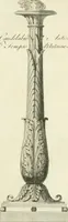 An illustration from Manuale di varj ornamenti tratti dalle fabbriche, e frammenti antichi : per uso, e commodo de' pittori, scultori, architetti, scarpellini, stuccatori, intagliatori di pietre, e legni, argentieri, giojellieri, ricamatori, ebanisti & c. (1781)