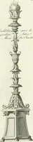 An illustration from Manuale di varj ornamenti tratti dalle fabbriche, e frammenti antichi : per uso, e commodo de' pittori, scultori, architetti, scarpellini, stuccatori, intagliatori di pietre, e legni, argentieri, giojellieri, ricamatori, ebanisti & c. (1781)