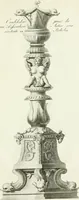 An illustration from Manuale di varj ornamenti tratti dalle fabbriche, e frammenti antichi : per uso, e commodo de' pittori, scultori, architetti, scarpellini, stuccatori, intagliatori di pietre, e legni, argentieri, giojellieri, ricamatori, ebanisti & c. (1781)