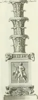 Picture 8 of 74 from Manuale di varj ornamenti tratti dalle fabbriche, e frammenti antichi : per uso, e commodo de' pittori, scultori, architetti, scarpellini, stuccatori, intagliatori di pietre, e legni, argentieri, giojellieri, ricamatori, ebanisti & c. (1781), leaf 20