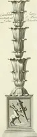 Picture 11 of 74 from Manuale di varj ornamenti tratti dalle fabbriche, e frammenti antichi : per uso, e commodo de' pittori, scultori, architetti, scarpellini, stuccatori, intagliatori di pietre, e legni, argentieri, giojellieri, ricamatori, ebanisti & c. (1781), leaf 26