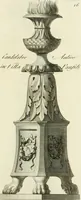 Picture 22 of 74 from Manuale di varj ornamenti tratti dalle fabbriche, e frammenti antichi : per uso, e commodo de' pittori, scultori, architetti, scarpellini, stuccatori, intagliatori di pietre, e legni, argentieri, giojellieri, ricamatori, ebanisti & c. (1781), leaf 46