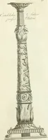 Picture 28 of 74 from Manuale di varj ornamenti tratti dalle fabbriche, e frammenti antichi : per uso, e commodo de' pittori, scultori, architetti, scarpellini, stuccatori, intagliatori di pietre, e legni, argentieri, giojellieri, ricamatori, ebanisti & c. (1781), leaf 60
