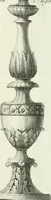 Picture 33 of 74 from Manuale di varj ornamenti tratti dalle fabbriche, e frammenti antichi : per uso, e commodo de' pittori, scultori, architetti, scarpellini, stuccatori, intagliatori di pietre, e legni, argentieri, giojellieri, ricamatori, ebanisti & c. (1781), leaf 68