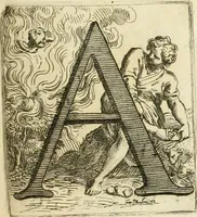 An illustration from Manuale di varj ornamenti tratti dalle fabbriche, e frammenti antichi : per uso, e commodo de' pittori, scultori, architetti, scarpellini, stuccatori, intagliatori di pietre, e legni, argentieri, giojellieri, ricamatori, ebanisti & c. (1781)