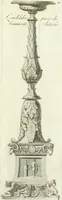 Picture 47 of 74 from Manuale di varj ornamenti tratti dalle fabbriche, e frammenti antichi : per uso, e commodo de' pittori, scultori, architetti, scarpellini, stuccatori, intagliatori di pietre, e legni, argentieri, giojellieri, ricamatori, ebanisti & c. (1781), leaf 94