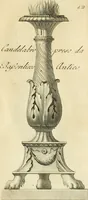 An illustration from Manuale di varj ornamenti tratti dalle fabbriche, e frammenti antichi : per uso, e commodo de' pittori, scultori, architetti, scarpellini, stuccatori, intagliatori di pietre, e legni, argentieri, giojellieri, ricamatori, ebanisti & c. (1781)