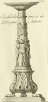 An illustration from Manuale di varj ornamenti tratti dalle fabbriche, e frammenti antichi : per uso, e commodo de' pittori, scultori, architetti, scarpellini, stuccatori, intagliatori di pietre, e legni, argentieri, giojellieri, ricamatori, ebanisti & c. (1781)