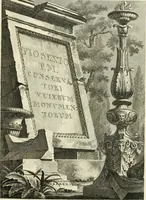 An illustration from Manuale di varj ornamenti tratti dalle fabbriche, e frammenti antichi : per uso, e commodo de' pittori, scultori, architetti, scarpellini, stuccatori, intagliatori di pietre, e legni, argentieri, giojellieri, ricamatori, ebanisti & c. (1781)