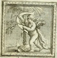 An illustration from Manuale di varj ornamenti tratti dalle fabbriche, e frammenti antichi : per uso, e commodo de' pittori, scultori, architetti, scarpellini, stuccatori, intagliatori di pietre, e legni, argentieri, giojellieri, ricamatori, ebanisti & c. (1781)