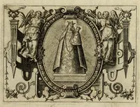 An illustration from Diva virgo Hallensis : Beneficia eius & miracvla fide atque ordine descripta (1605)