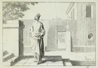 Picture 4 of 4 from Divers desseins de figures, et de paysages, pour apprendre à dessiner à la plume : dédiez à Monsieur Colbert d'Ormoy, leaf 21