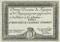 Picture 1 of 4 from Divers desseins de figures, et de paysages, pour apprendre à dessiner à la plume : dédiez à Monsieur Colbert d'Ormoy, leaf 3