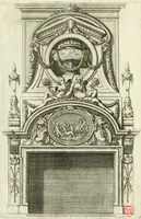 An illustration from Divers desseins de cheminées a la royalle (1600)