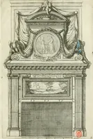 An illustration from Divers desseins de cheminées a la royalle (1600)