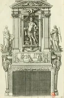 An illustration from Divers desseins de cheminées a la royalle (1600)