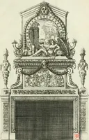 An illustration from Divers desseins de cheminées a la royalle (1600)