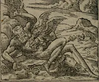 An illustration from Diverse imprese accommodate a diuerse moralità : con versi che i loro significati dichiarano insieme con molte altre nella lingua Italiana non piu tradotte (1551)
