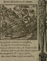 An illustration from Diverse imprese accommodate a diuerse moralità : con versi che i loro significati dichiarano insieme con molte altre nella lingua Italiana non piu tradotte (1551)