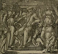 An illustration from Diverse imprese accommodate a diuerse moralità : con versi che i loro significati dichiarano insieme con molte altre nella lingua Italiana non piu tradotte (1551)