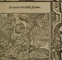 An illustration from Diverse imprese accommodate a diuerse moralità : con versi che i loro significati dichiarano insieme con molte altre nella lingua Italiana non piu tradotte (1551)