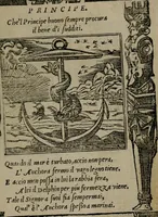 An illustration from Diverse imprese accommodate a diuerse moralità : con versi che i loro significati dichiarano insieme con molte altre nella lingua Italiana non piu tradotte (1551)