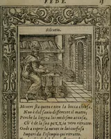An illustration from Diverse imprese accommodate a diuerse moralità : con versi che i loro significati dichiarano insieme con molte altre nella lingua Italiana non piu tradotte (1551)