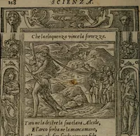 Picture 352 of 395 from Diverse imprese accommodate a diuerse moralità : con versi che i loro significati dichiarano insieme con molte altre nella lingua Italiana non piu tradotte (1551), leaf 171