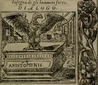 An illustration from Diverse imprese accommodate a diuerse moralità : con versi che i loro significati dichiarano insieme con molte altre nella lingua Italiana non piu tradotte (1551)