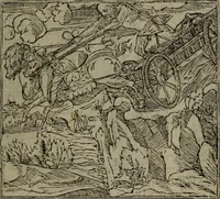 An illustration from Diverse imprese accommodate a diuerse moralità : con versi che i loro significati dichiarano insieme con molte altre nella lingua Italiana non piu tradotte (1551)