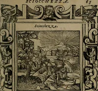 An illustration from Diverse imprese accommodate a diuerse moralità : con versi che i loro significati dichiarano insieme con molte altre nella lingua Italiana non piu tradotte (1551)