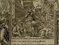 An illustration from Diverse imprese accommodate a diuerse moralità : con versi che i loro significati dichiarano insieme con molte altre nella lingua Italiana non piu tradotte (1551)