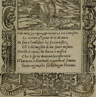 An illustration from Diverse imprese accommodate a diuerse moralità : con versi che i loro significati dichiarano insieme con molte altre nella lingua Italiana non piu tradotte (1551)