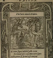 Picture 210 of 395 from Diverse imprese accommodate a diuerse moralità : con versi che i loro significati dichiarano insieme con molte altre nella lingua Italiana non piu tradotte (1551), leaf 99