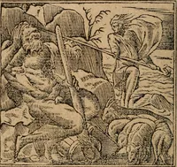 An illustration from Diverse imprese accomodate a diuerse moralità : con versi che i loro significati dichiarano : Tratte da gli Emblemi dell' Alciato (1549)